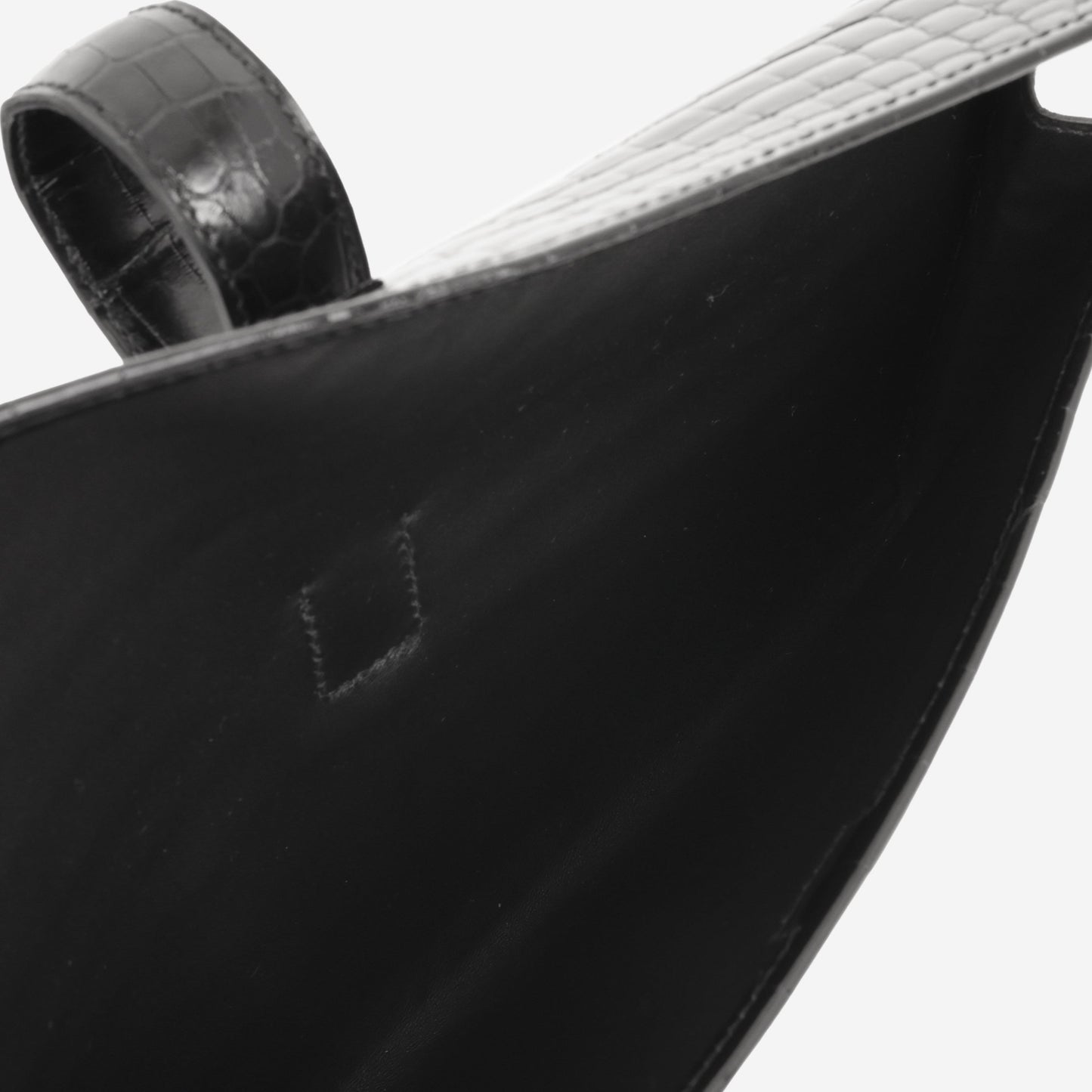 Hermès Jige Clutch 29 - Noir Crocodile Shiny Niloticus Lisse