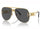 Versace Medusa Biggie Pilot Sunglasses Dark Grey/Gold