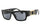 Versace Square Sunglasses Black/Dark Grey