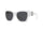 Versace Square Sunglasses White/Dark Grey