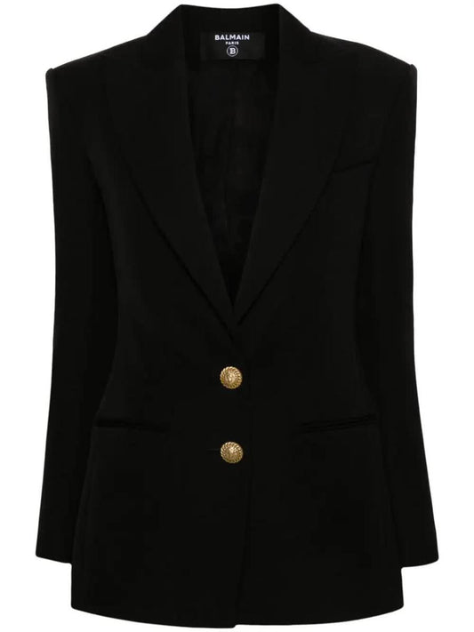 Balmain Fitted Waist Blazer 2 Buttons Clothing