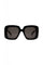 Balenciaga Shiny Black Square-Frame Sunglasses Accessories