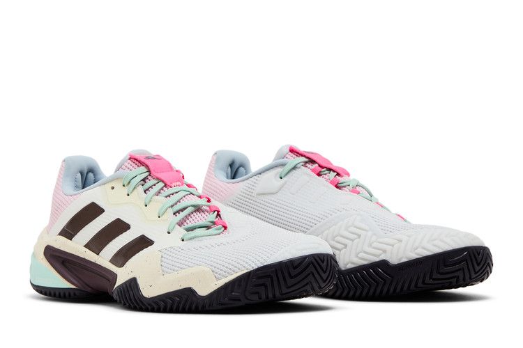 adidas Barricade 13 Crystal White Aurora Met. Semi Green Spark