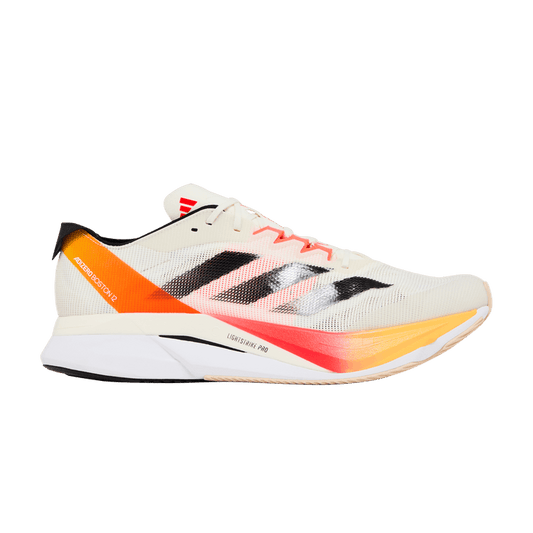 adidas Adizero Boston 12 Ivory Core Black Solar Red