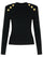 Balmain Black Viscose Blend Sweater