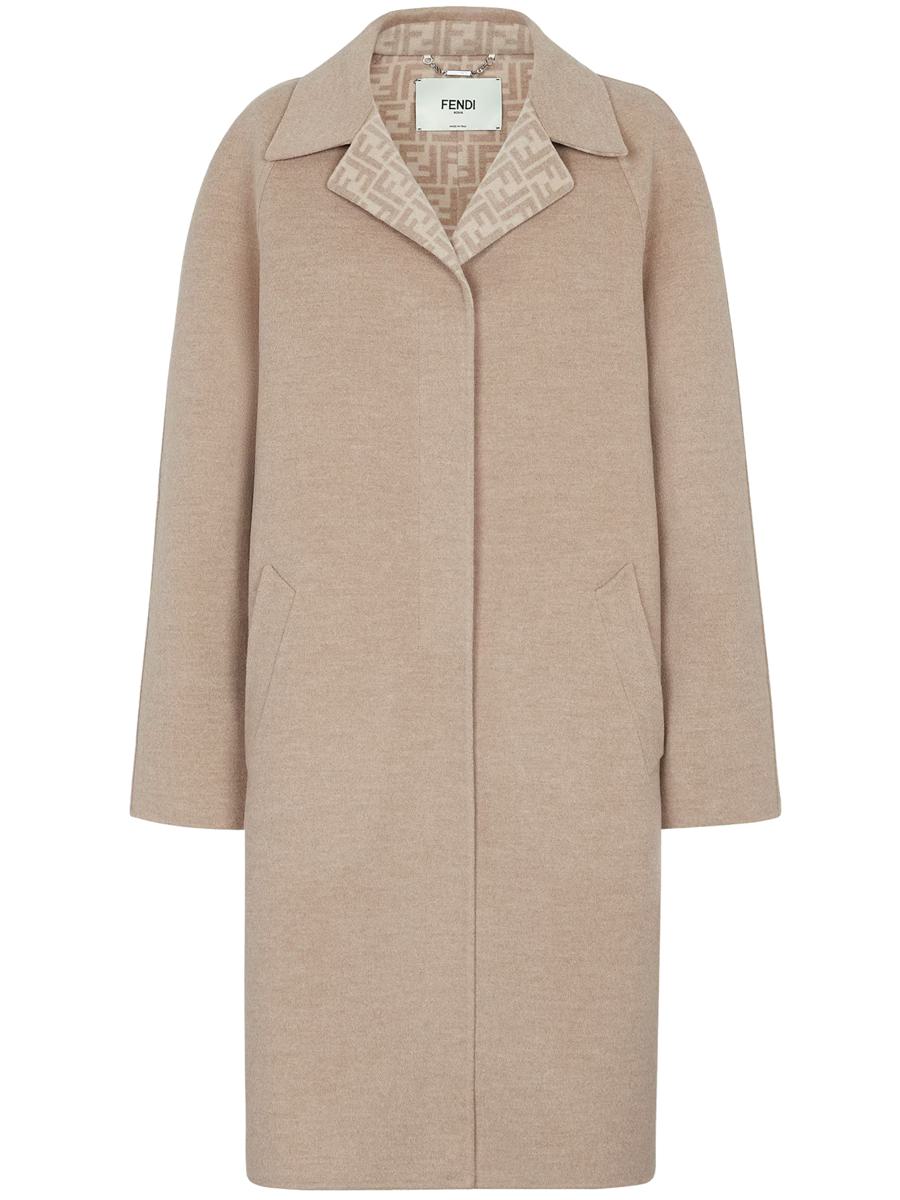 Fendi Double Wool Overcoat Clothing
