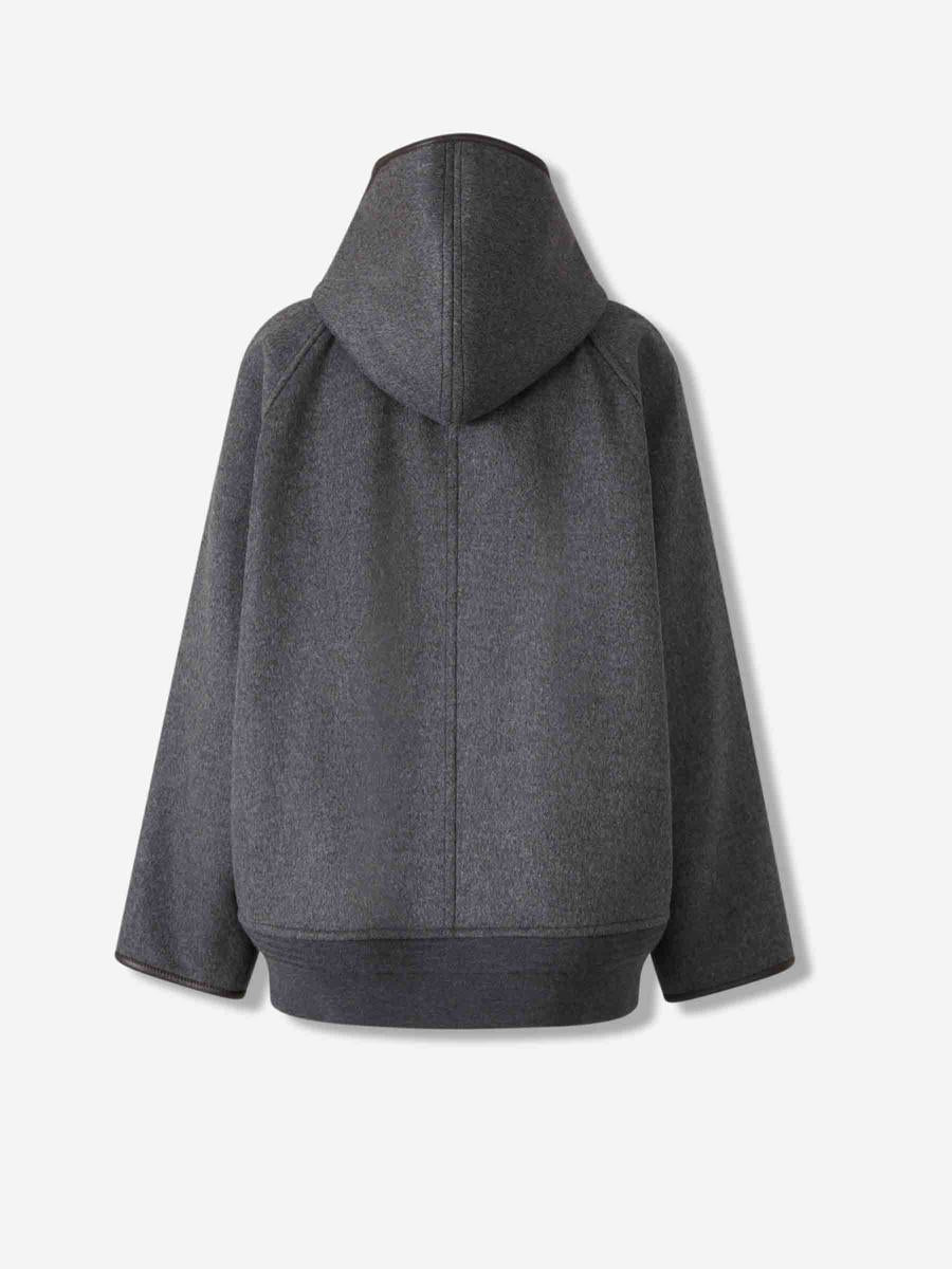Bottega Veneta Short Hooded Coat