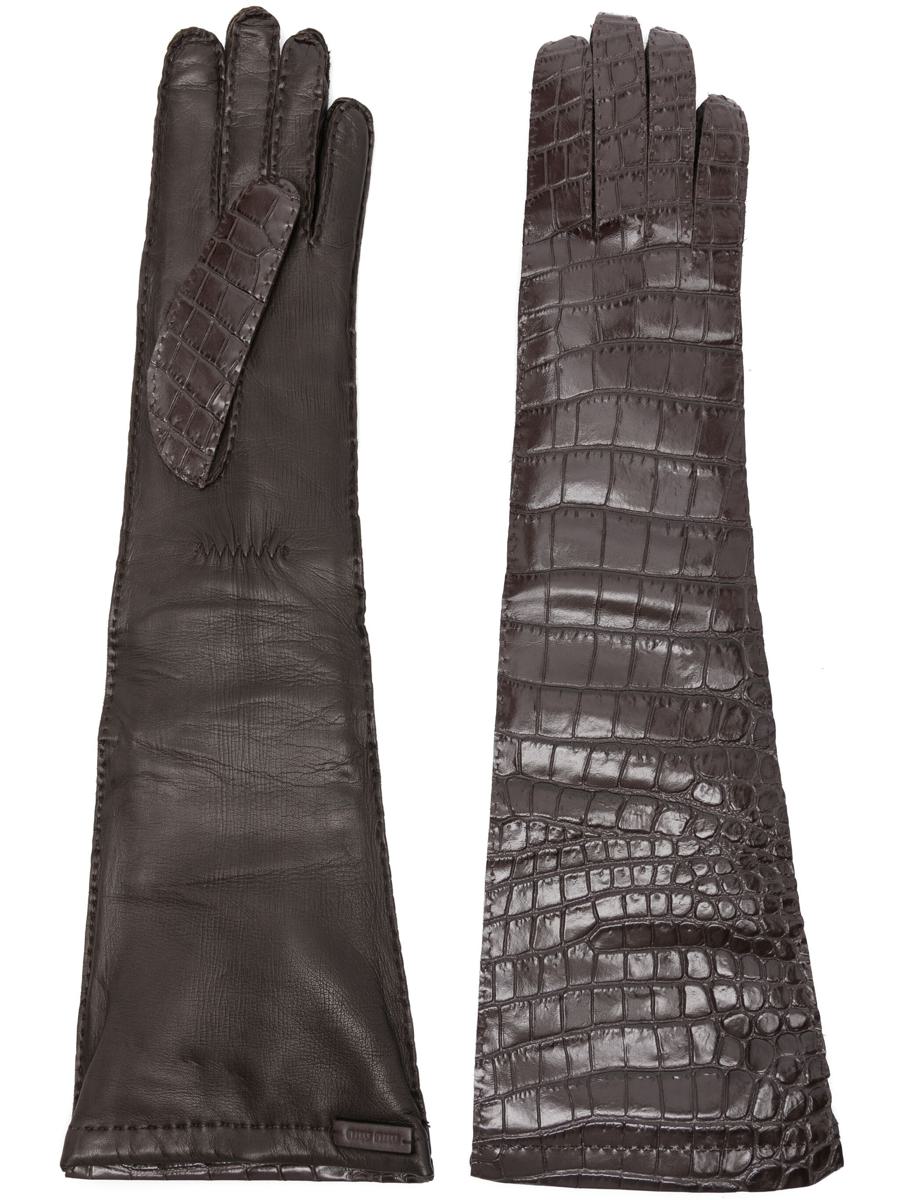 Miu Miu Leather Gloves