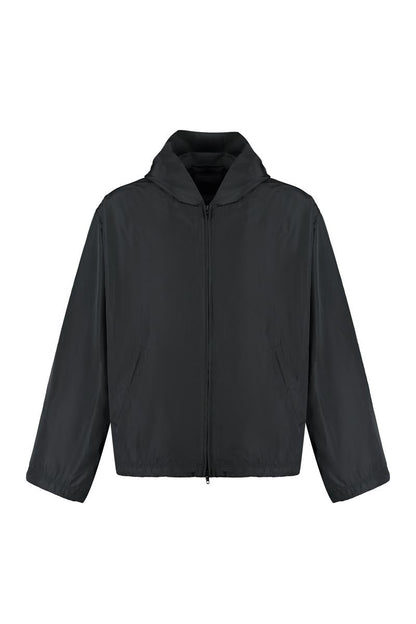Balenciaga Technical Fabric Hooded Full-Zip Jacket