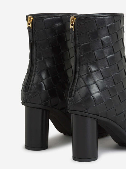 Bottega Veneta Intrecciato Leather Boots