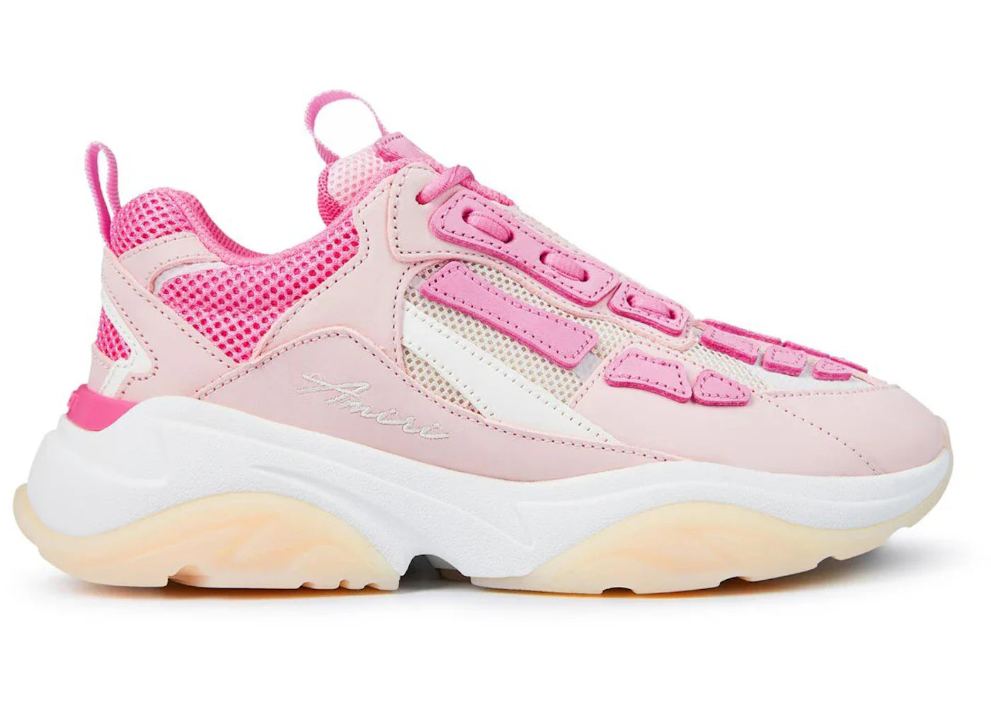 Amiri Bone Runner Light Pink White (Women'S)