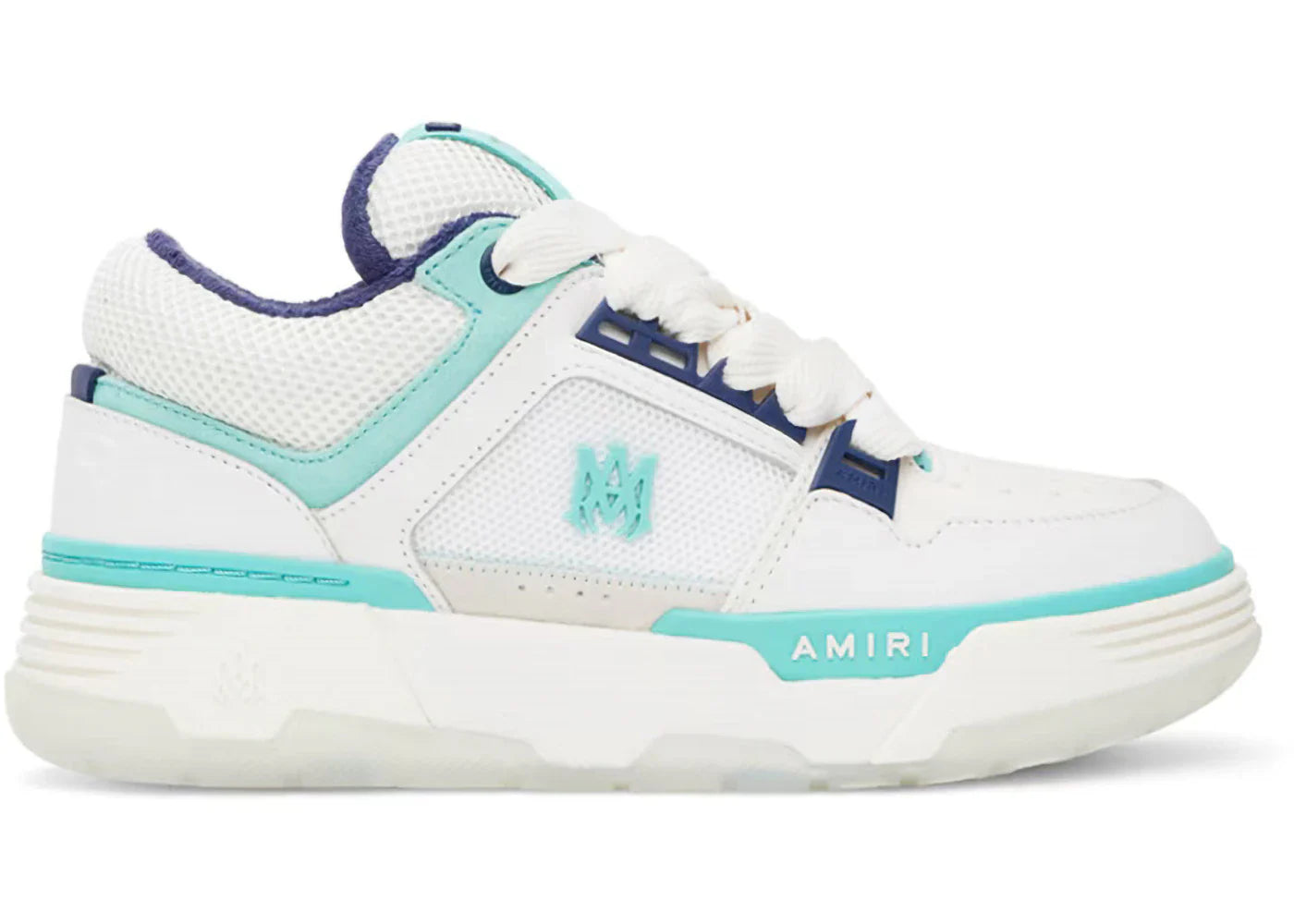 Amiri Ma-1 White Light Blue