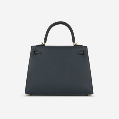 Hermès Kelly 25 - Bleu Indigo Epsom | Gold Hardware