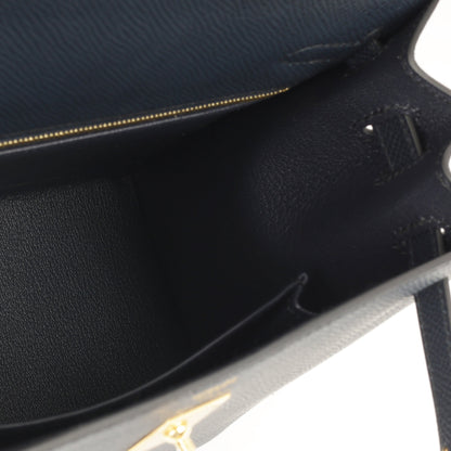Hermès Kelly 25 - Bleu Indigo Epsom | Gold Hardware