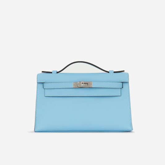 Hermès Kelly Pochette - Celeste