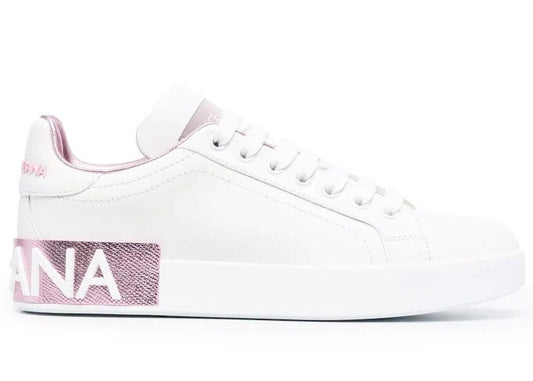 Dolce & Gabbana Portofino White Metallic Pink (Women's)