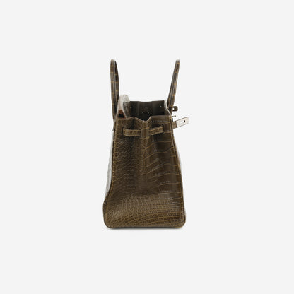 Hermès Birkin 40 - Gris Elephant Alligator Mississippiensis | Palladium Hardware