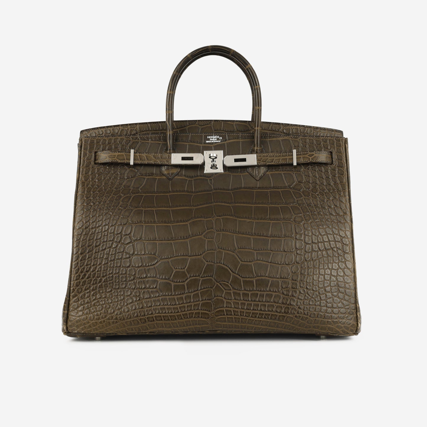 Hermès Birkin 40 - Gris Elephant Alligator Mississippiensis | Palladium Hardware