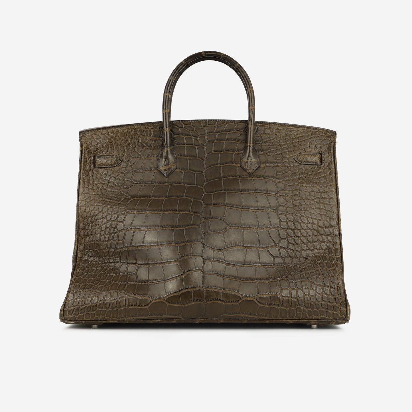 Hermès Birkin 40 - Gris Elephant Alligator Mississippiensis | Palladium Hardware