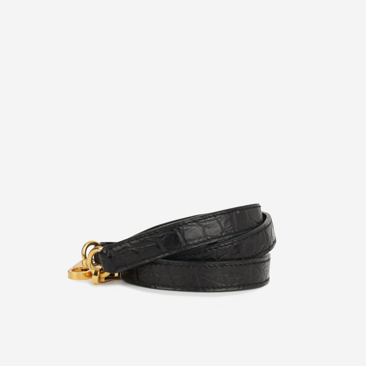 Hermès Kelly 32 – Noir Alligator Mississippiensis | Gold Hardware