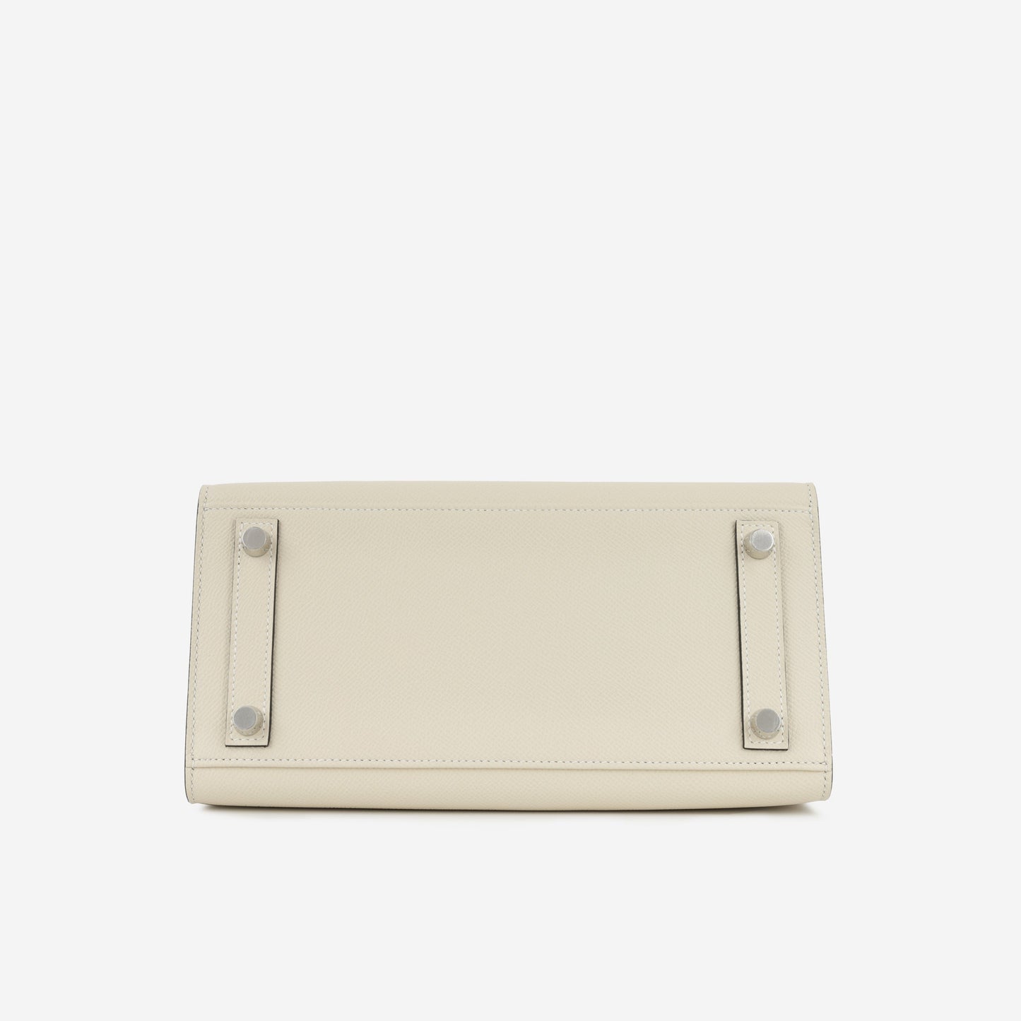 Hermès HSS Birkin 25 Sellier - Craie / Noir Epsom | Brushed Palladium Hardware