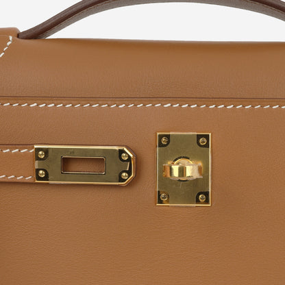 Hermès Kelly Pochette - Gold Swift | Gold Hardware