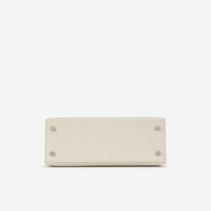 Hermès Kelly 25 - Craie Epsom | Palladium Hardware