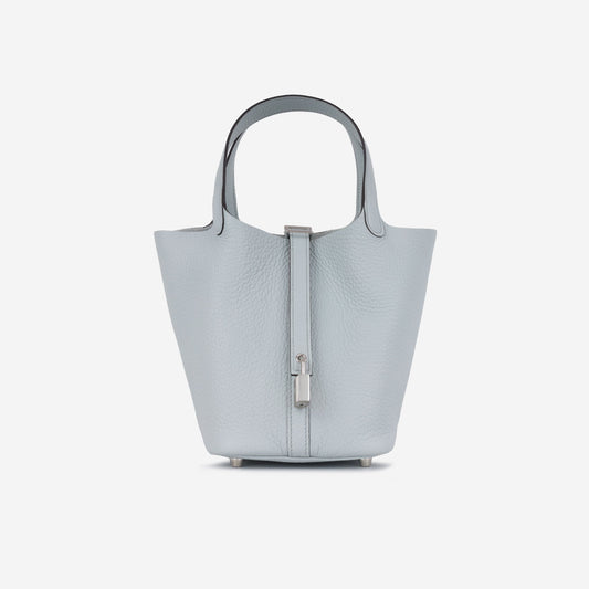 Hermès  Picotin 18 - Bleu Glacier | Palladium Hardware