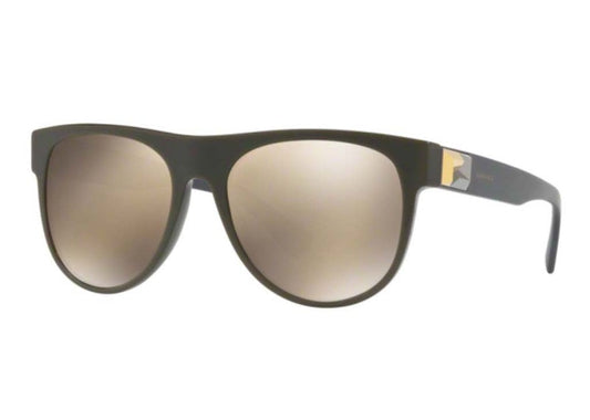 Versace Greca Tetris Sunglasses Dark Green/Gold