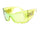 Versace Maxi Medusa Biggie Shield Sunglasses Yellow
