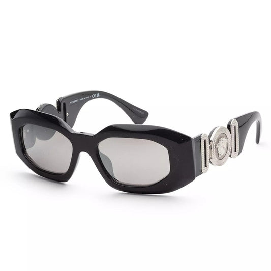 Versace Maxi Medusa Biggie Sunglasses Black/Light Grey Mirror