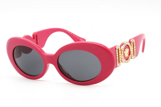 Versace Medusa Biggie Oval Sunglasses Hot Pink