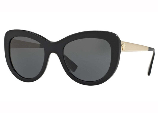 Versace Medusa Cat Eye Sunglasses Black/Gold