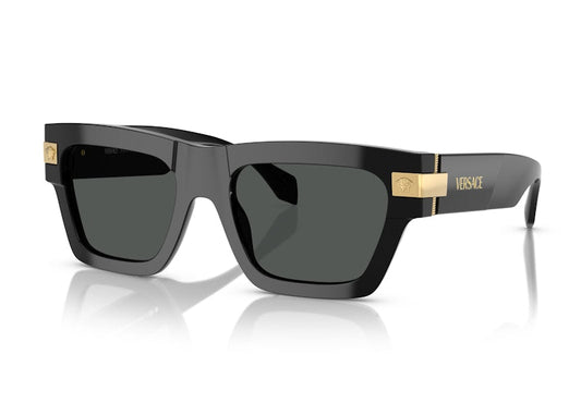 Versace Sqaure Medusa Logo Sunglasses Black
