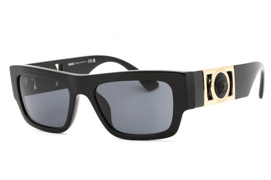 Versace Square Sunglasses Black/Dark Grey