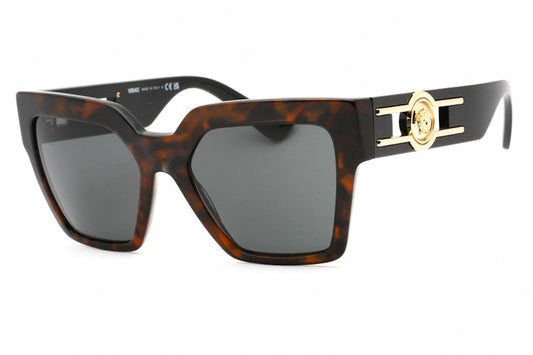 Versace Square Sunglasses Havana/Dark Grey