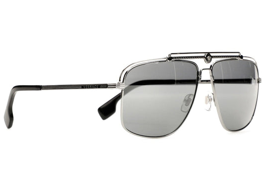 Versace Square Sunglasses Silver